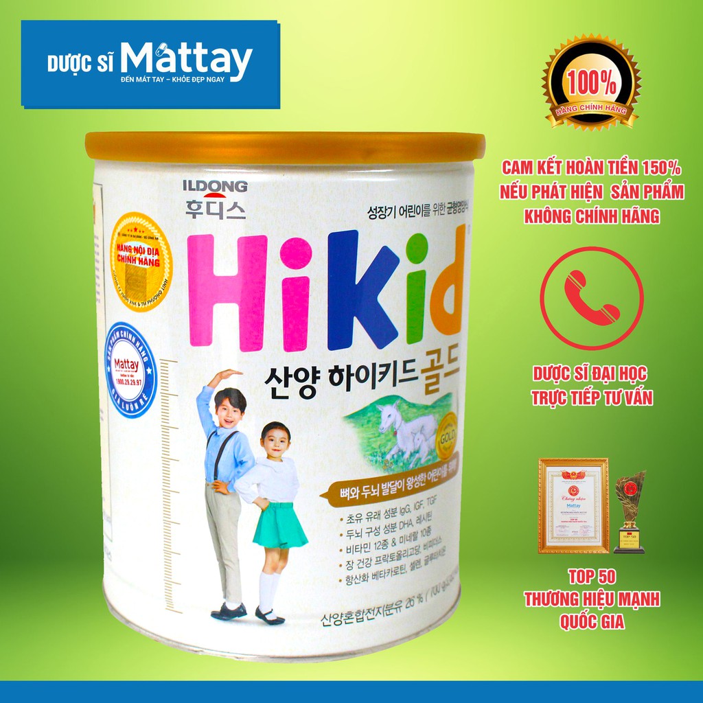 Sữa Hikid Dê - Lon 700gr - Hàn Quốc
