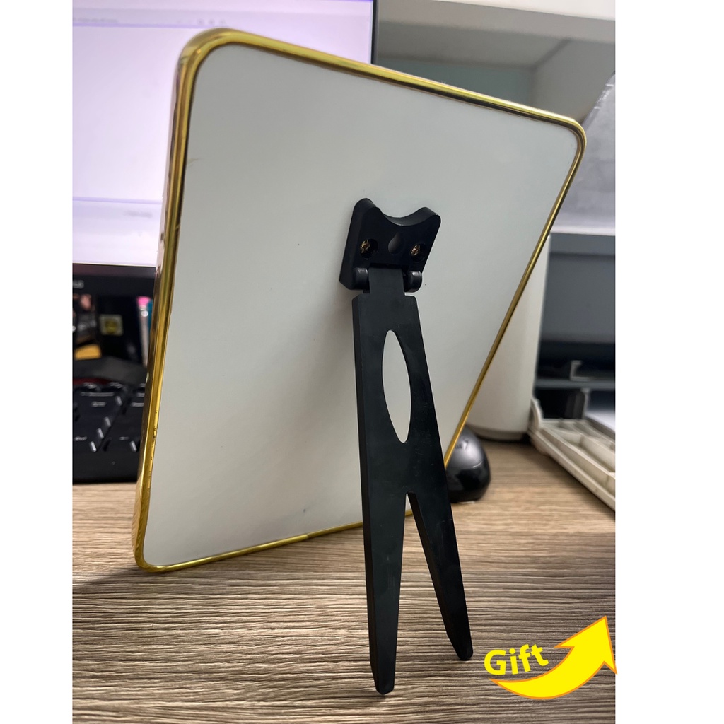 [Quà Tặng] Tranh Tráng Gương Để Bàn Chữ Thư Pháp Random (kt 15x21cm)
