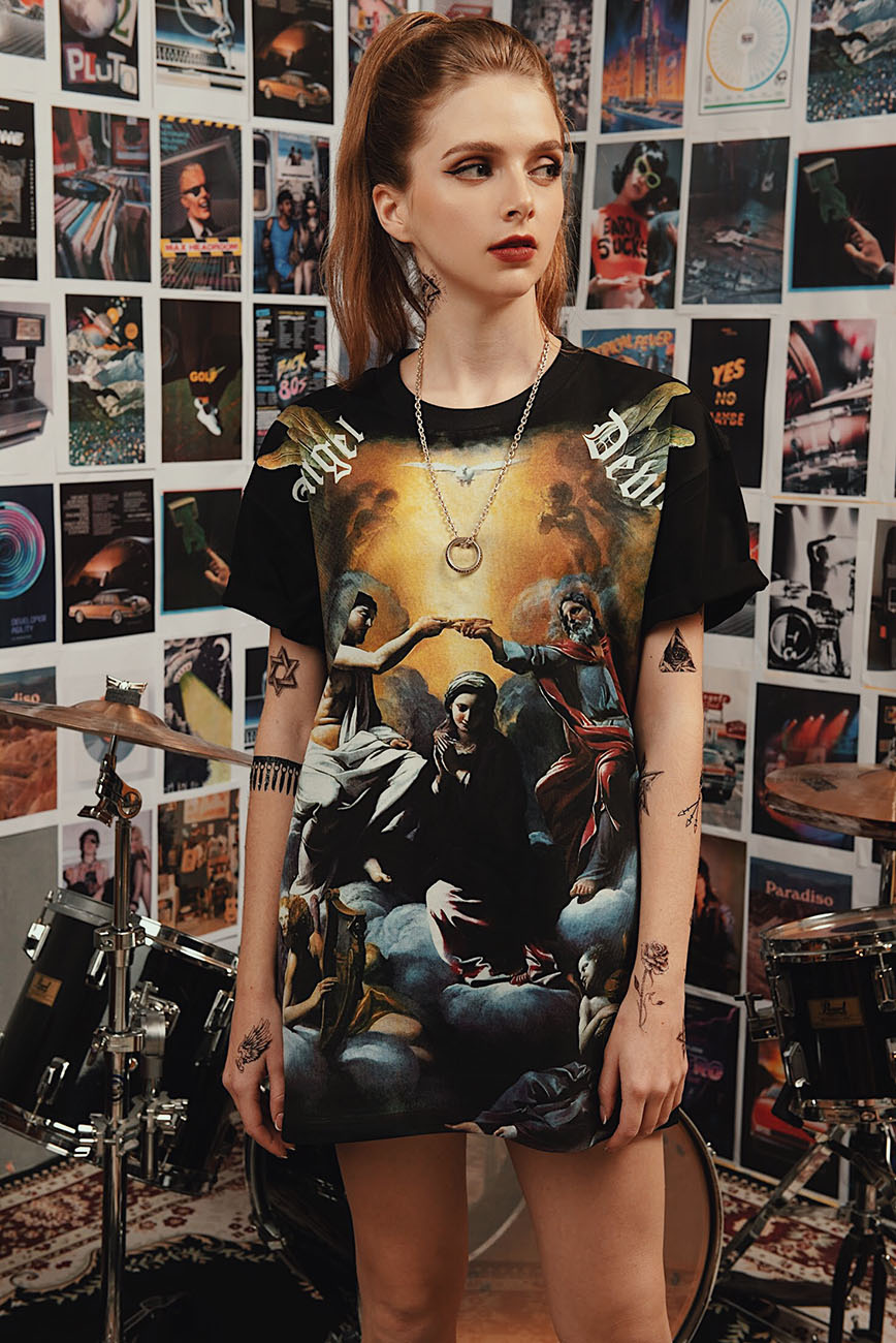 Áo T-Shirt unisex MIKENCO Angel Devil