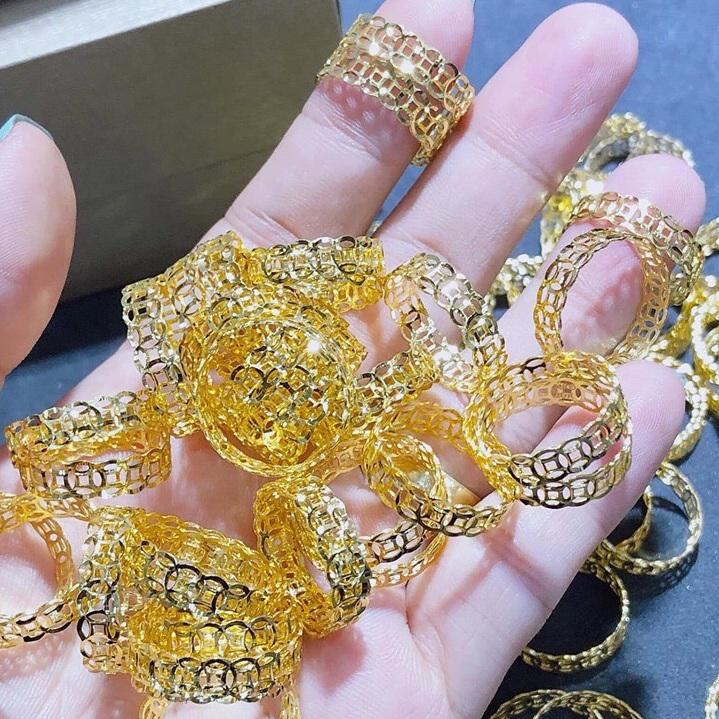 Nhẫn vàng tây kim tiền MS19