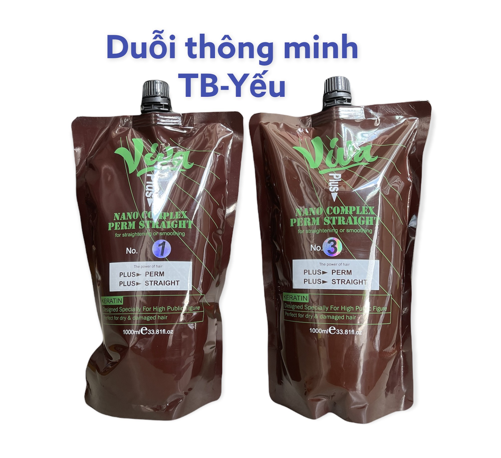 Thuốc uốn duỗi thông minh VIVA 1000ml x 2 túi