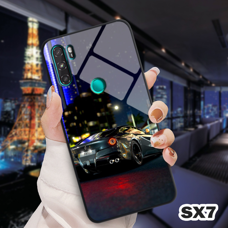 Ốp lưng vsmart active 3 in 3d kính cường lực hình siêu xe