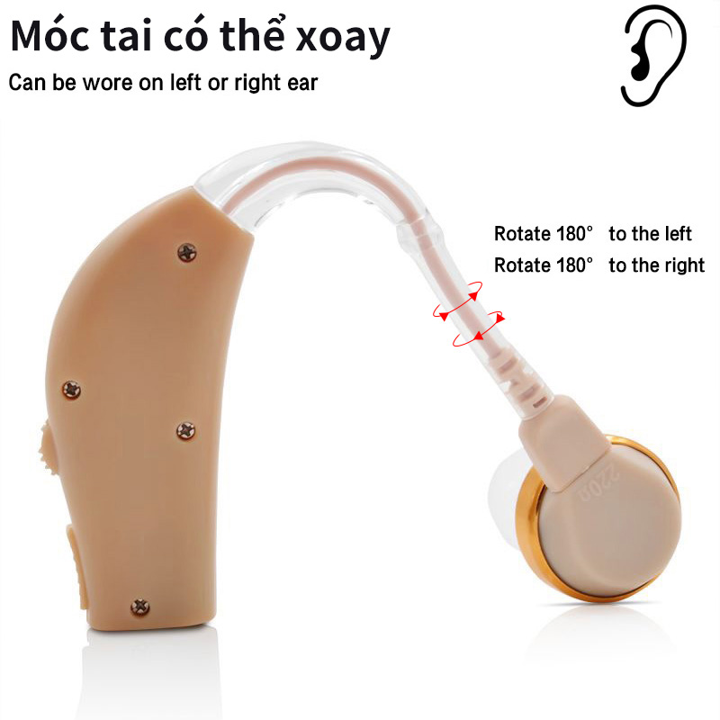 Máy Trợ Thính Không Dây Có Sạc Điện