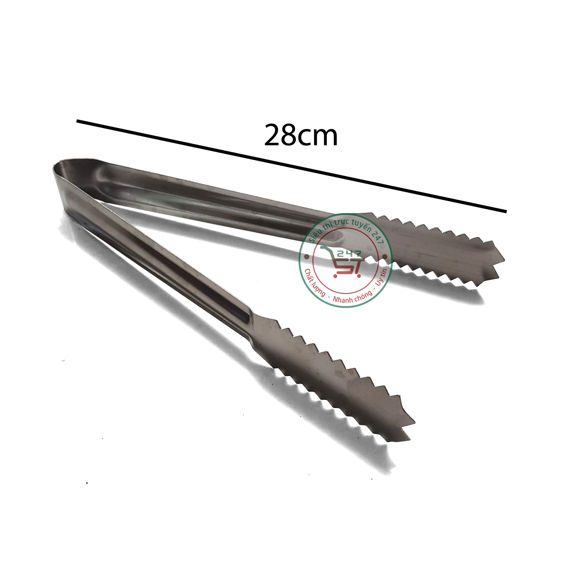 Kẹp gắp đá inox 18 23 28 38 cm|Siêu thị trực tuyến 247