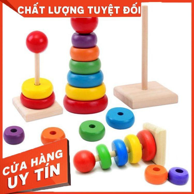 Đồ Chơi Giáo Dục Tháp Vòng Tròn Mini