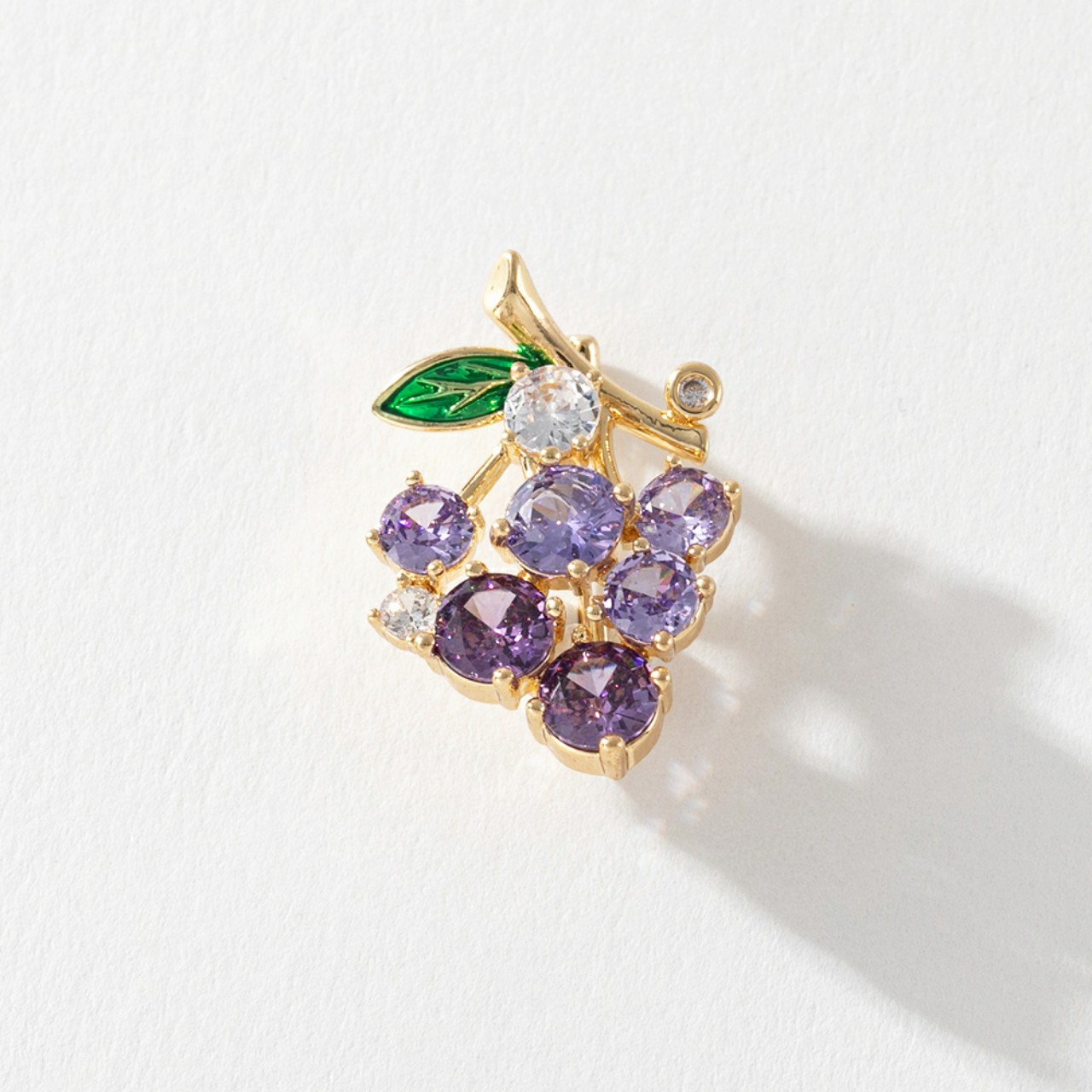 Bling Stone Vine brooch