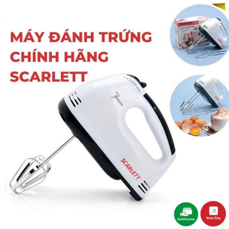 Giá bán Máy đánh trứng cầm tay 7 tốc độ SCARLETT - Công suất 180w
