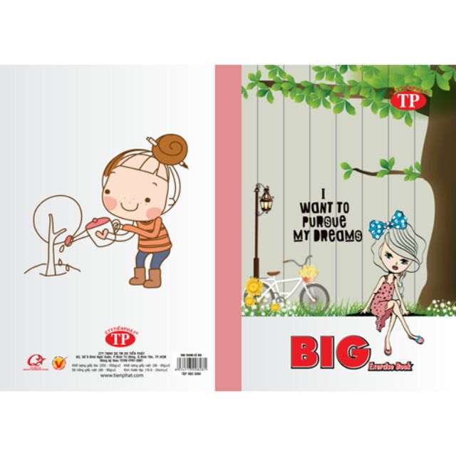 Tập khổ lớn 200 trang (tập sinh viên) :5 quyển