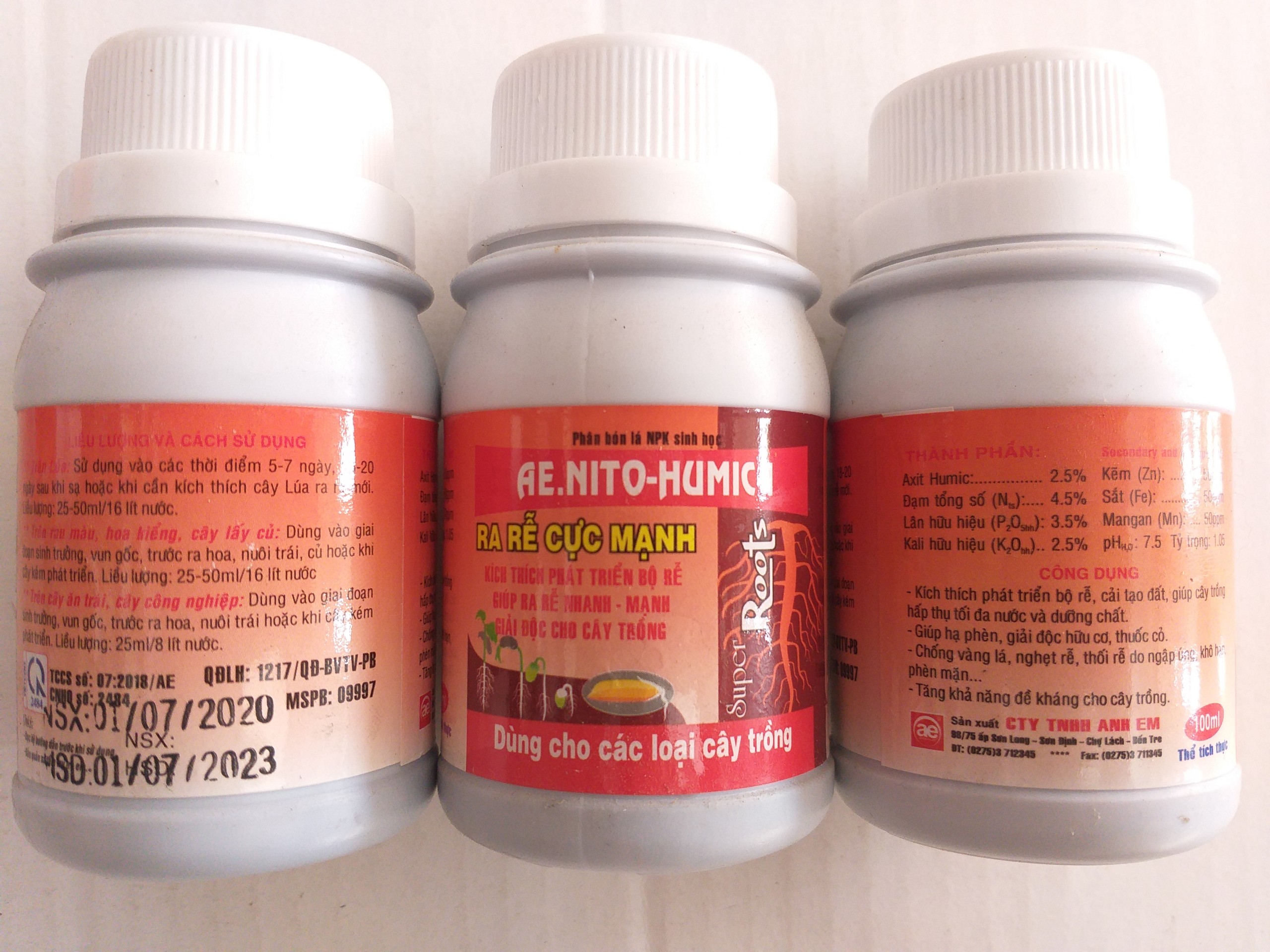Phân bón lá NPK sinh học AE.NITO - HUMIC