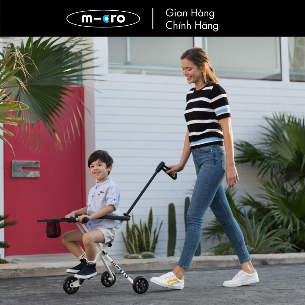 Xe đẩy gấp gọn cho bé Micro Trike Plus (phiên bản có vòng bảo vệ)