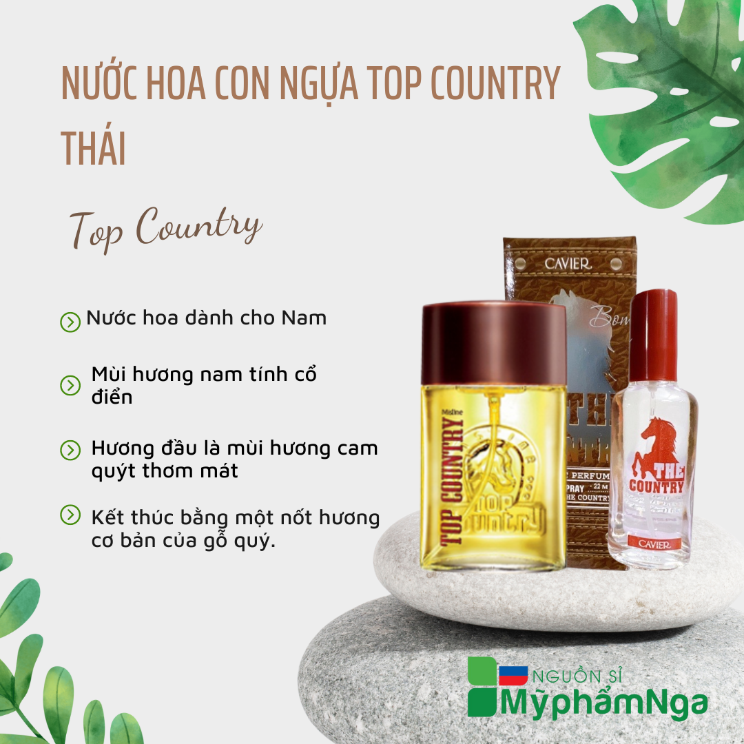 Nước hoa con ngựa Top Country Thái