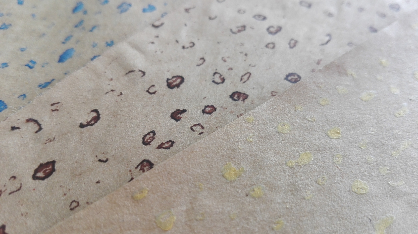 GIẤY KRAFT MẠ CƯỜM - DOTTED ORIGAMI KRAFT PAPER