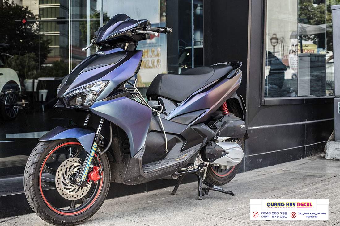 Tem trùm Air Blade Air Blade xanh tím chuyển sắc - Độ dán team trùm decal xe máy Air Blade xanh tím chuyển sắc - Team trùm decal xe máy Air Blade rẻ đẹp và chất