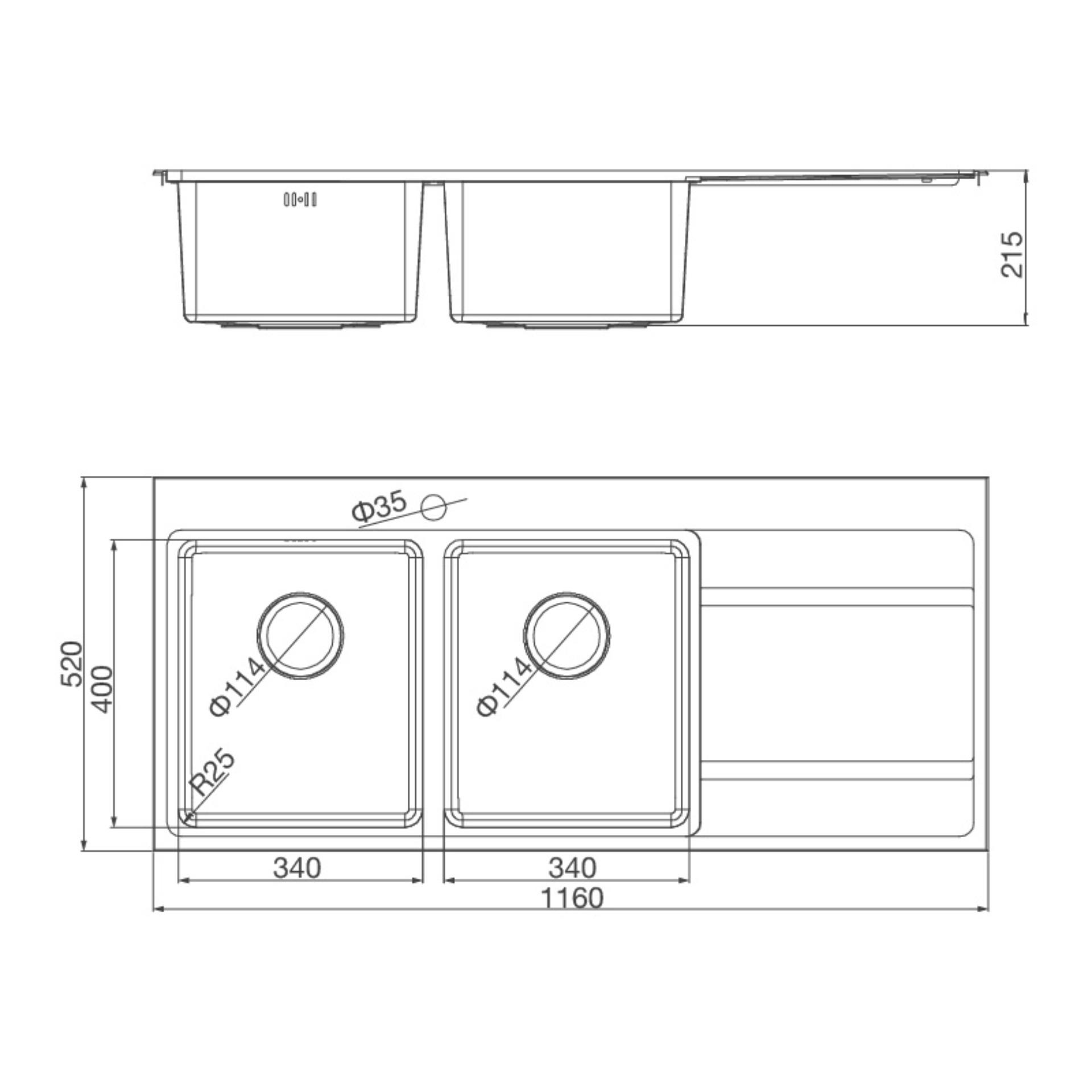 Chậu rửa chén MS 7818