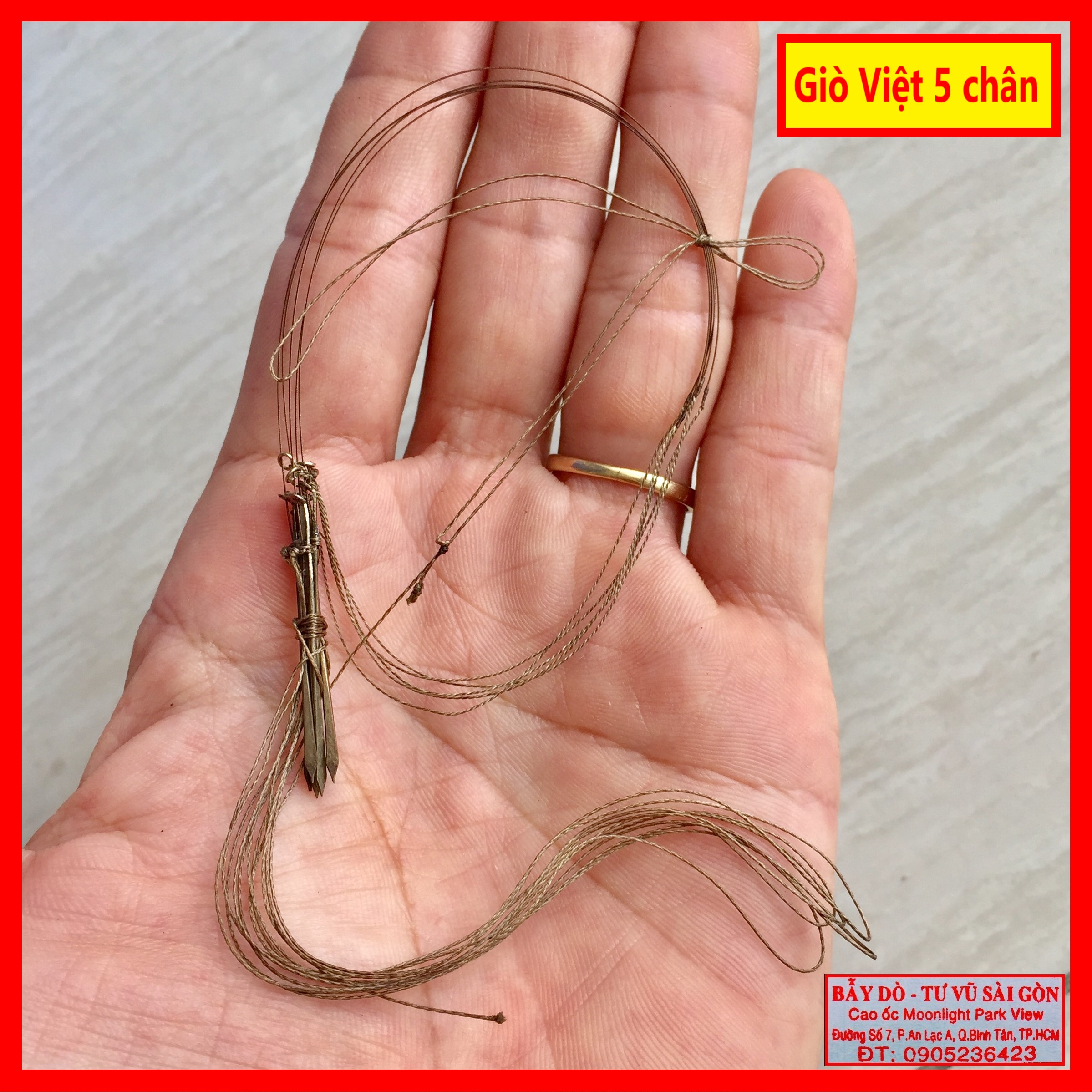 - giò bẫy cu gáy cáp se 7 - đặc biệt tàng hình - siêu bền -