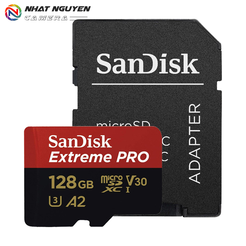 Thẻ MicroSD 128GB Sandisk ExtremePro 170MB/s A2 U3 V30 - Thẻ nhớ Micro SD 128GB Sandisk Extreme Pro