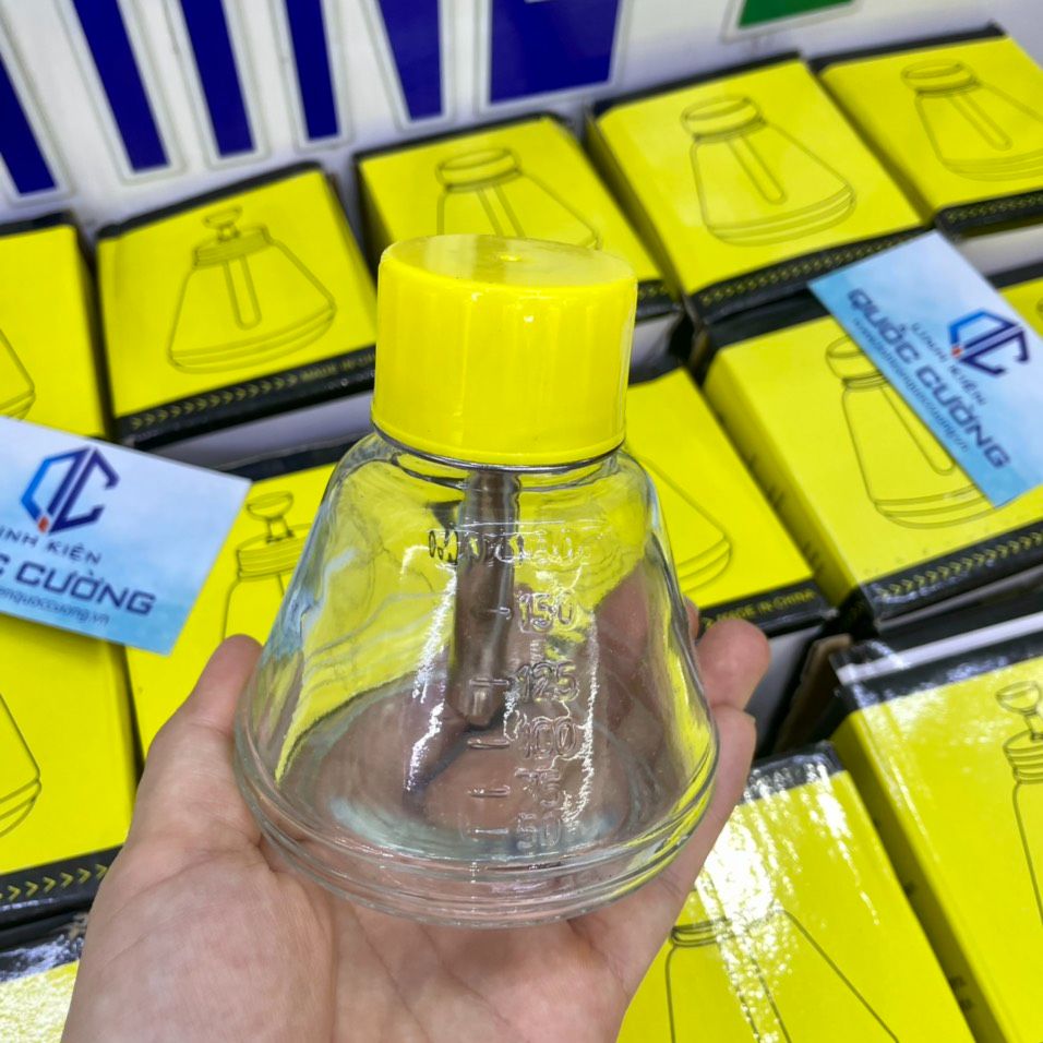 Bình thủy tinh chiết dung dịch 180ml