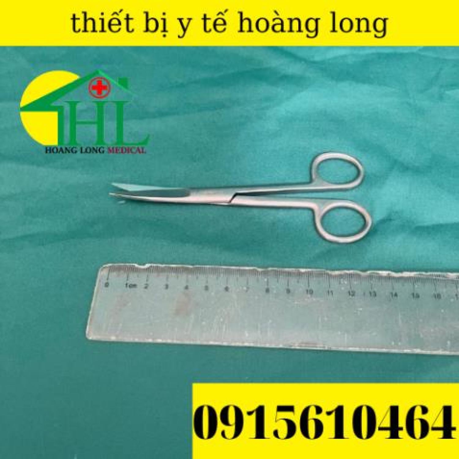 Kéo y tế cong nhọn 12,14,16,18,20cm