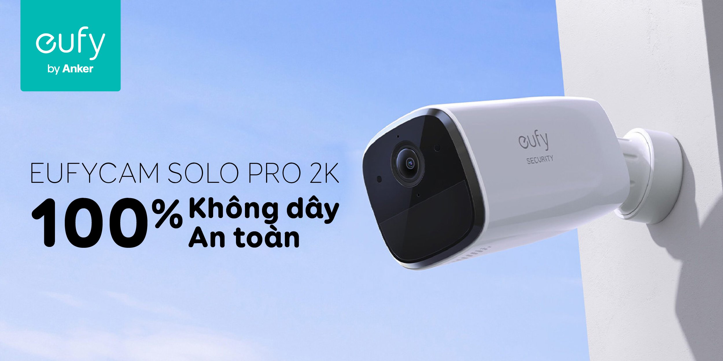 Camera an ninh ngoài trời Eufy Solocam E40 2K (by Anker) - T8131
