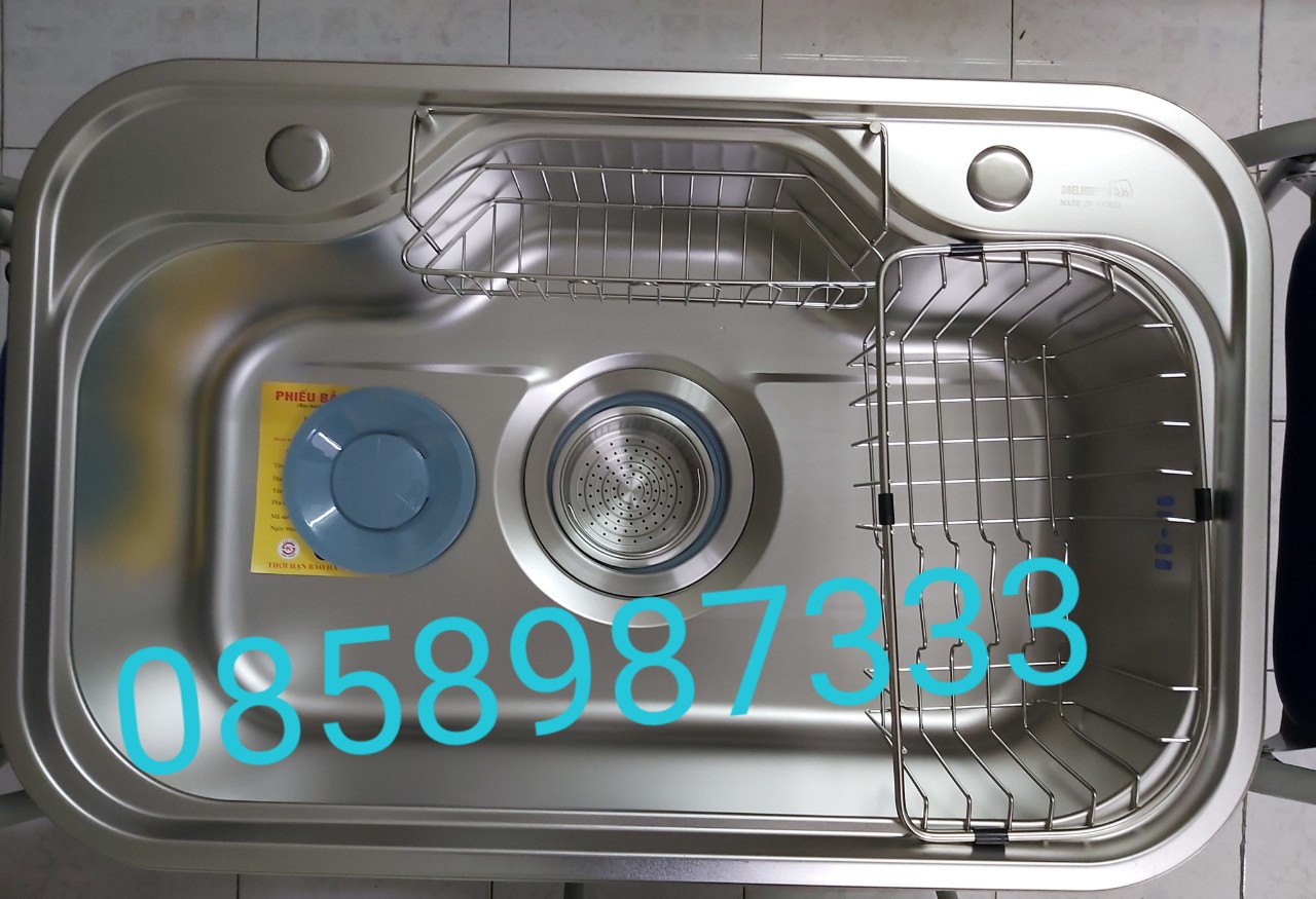 Chậu rửa bát 1 hố Hàn Quốc Daelim 7548 (75x48cm)