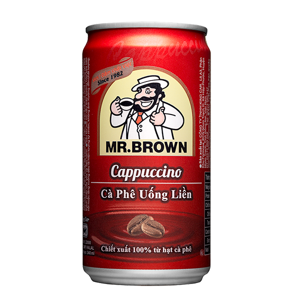 Cà phê mr.brown lon 240ml - có đủ vị giúp tinh thần sảng khoái,