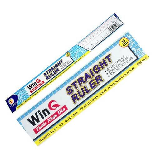 Thước kẻ/Thước dẻo Win 15cm/20cm/30cm (1 cây)