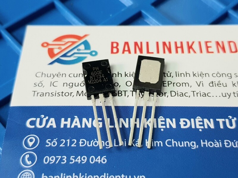 Combo 10 chiếc BT134-600E, BT134 Triac 4A/600V TO126