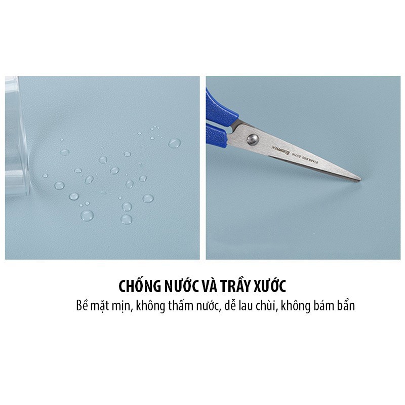Bàn Di Chuột Da Pu Cao Cấp Chống Nước - 8 Màu Lựa Chọn