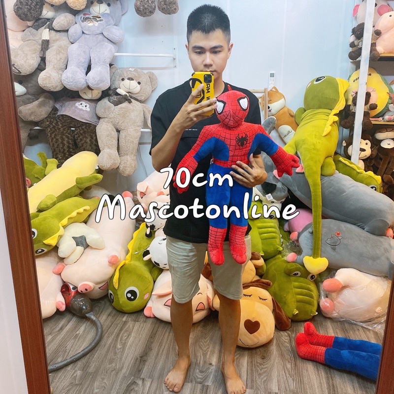 Gấu bông người nhện đủ size -thú bông người nhện