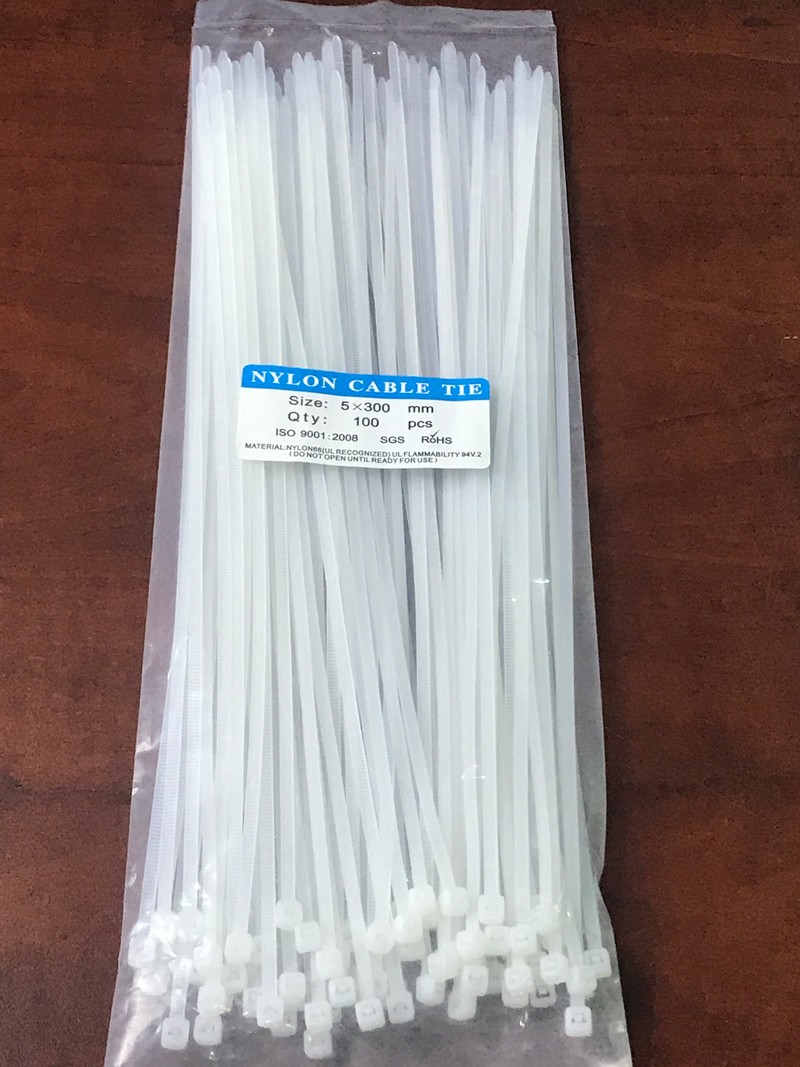 Dây rút nhựa lớn size 4x200mm - 4x300mm 100 sợi sukado