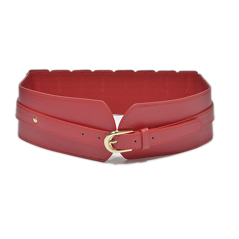 Đai váy nịt đầm full da đai kim Thời trang Bản 8cm