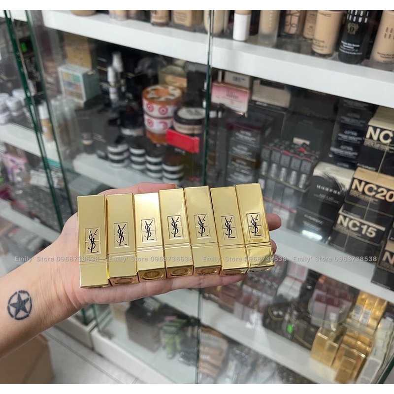 (Chạm son + Lỗi vỏ) Son YSL mini, tách set không hộp