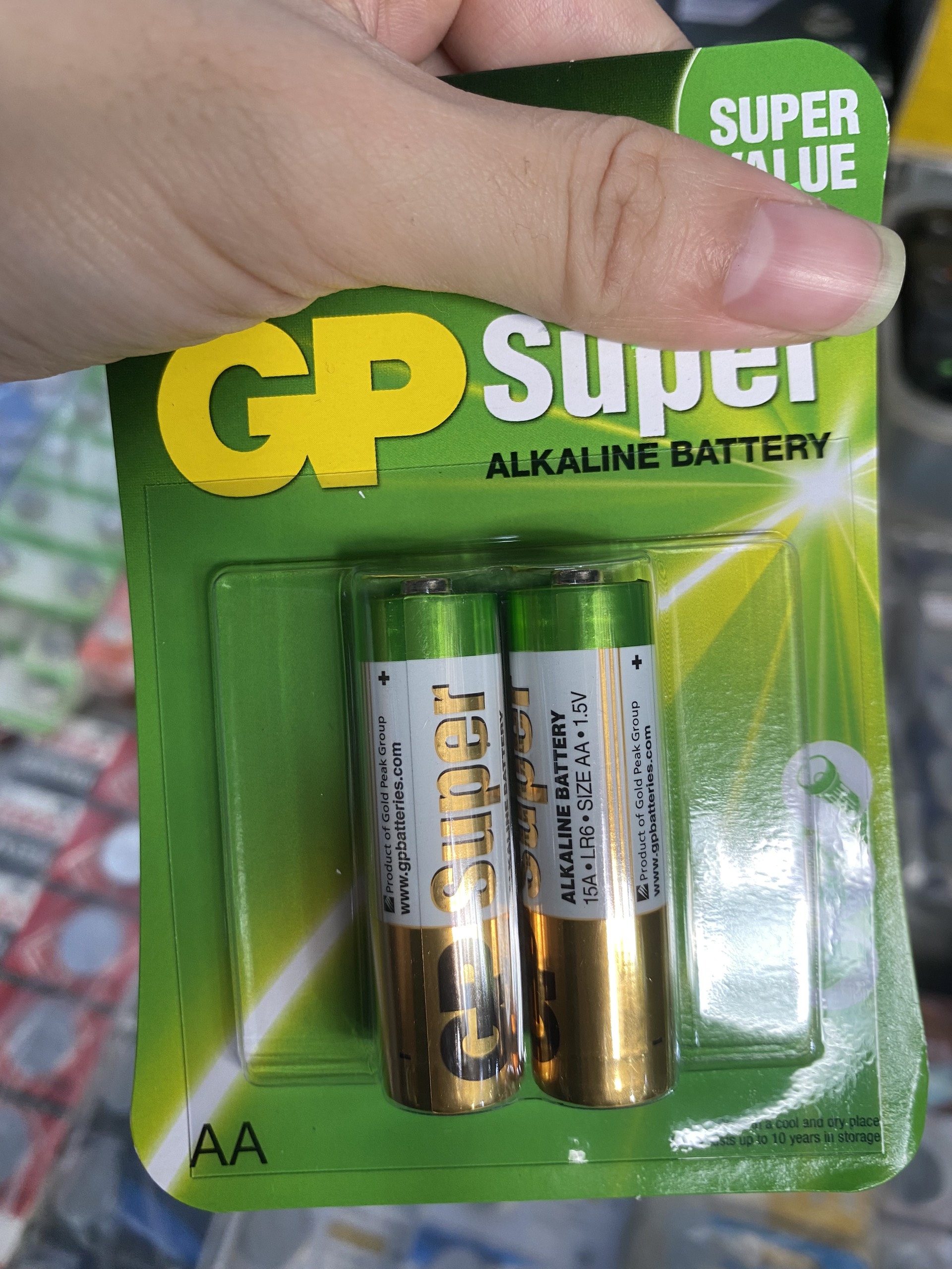Pin gp super alkaline 1.5v