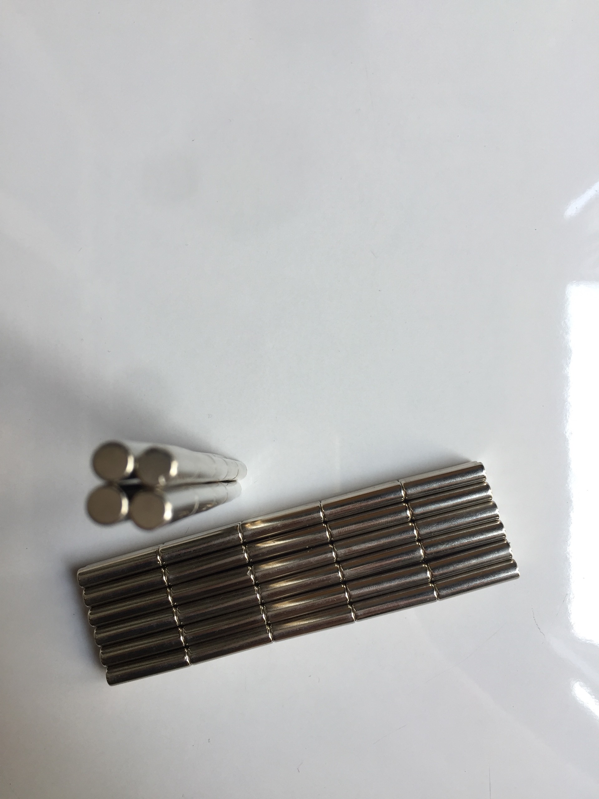 [HCM]Nam Châm Vĩnh Cửu Ø 6x25mm Nam Châm Trắng ( Bộ 10 Viên)