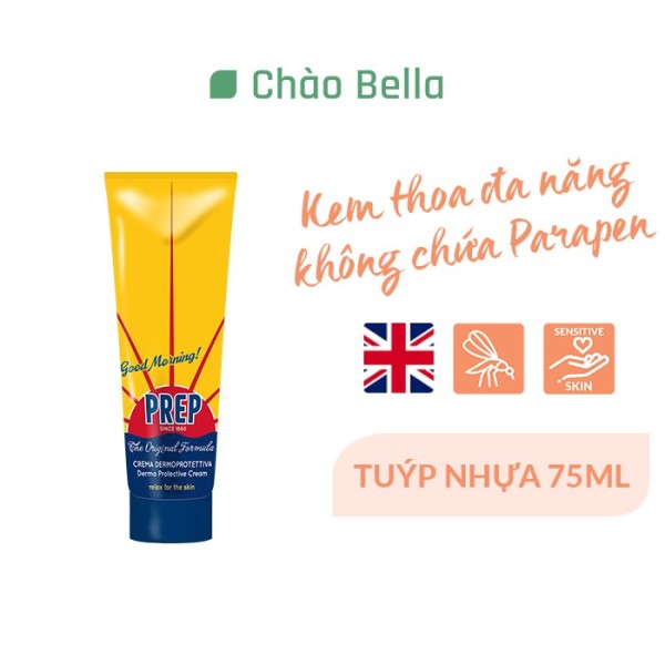 Kem Thoa Đa Năng Không Chứa Paraben Prep - Derma Protective Cream - Tube 75ml - chaobella