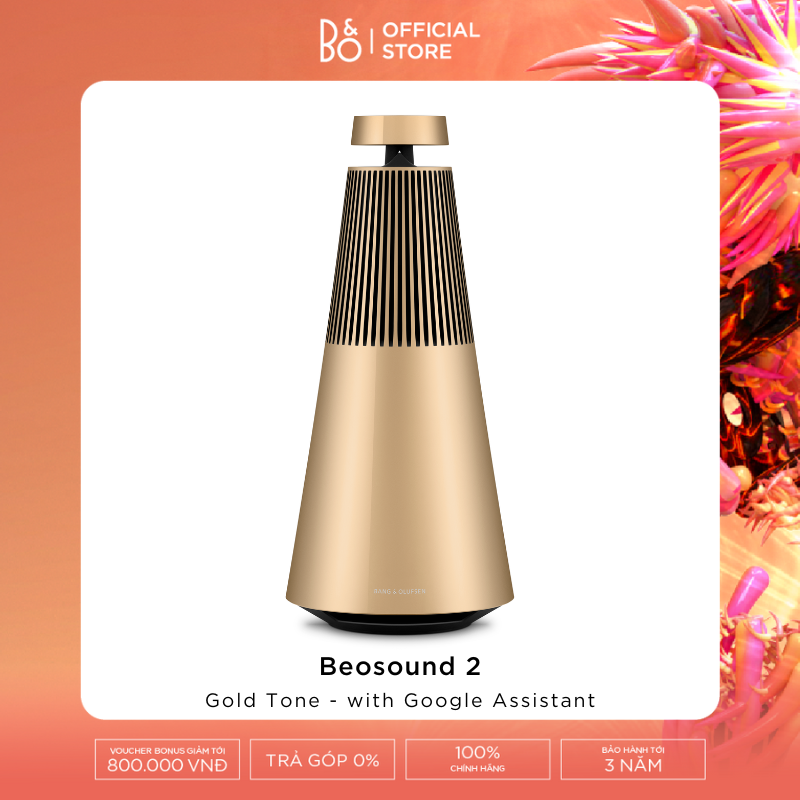 Beosound 2 với Google Assistant - Loa Wifi mạnh mẽ và thanh lịch