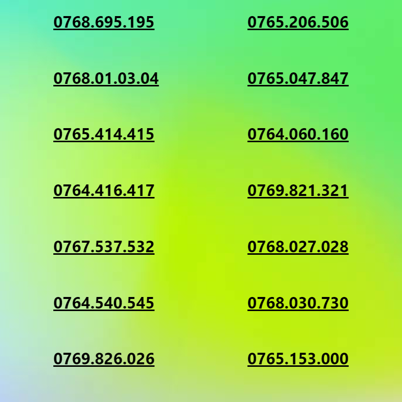 SIM SỐ ĐẸP MOBIFONE