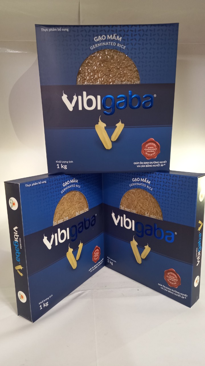 [HCM]GẠO MẦM VIBIGABA -HỘP 1KG