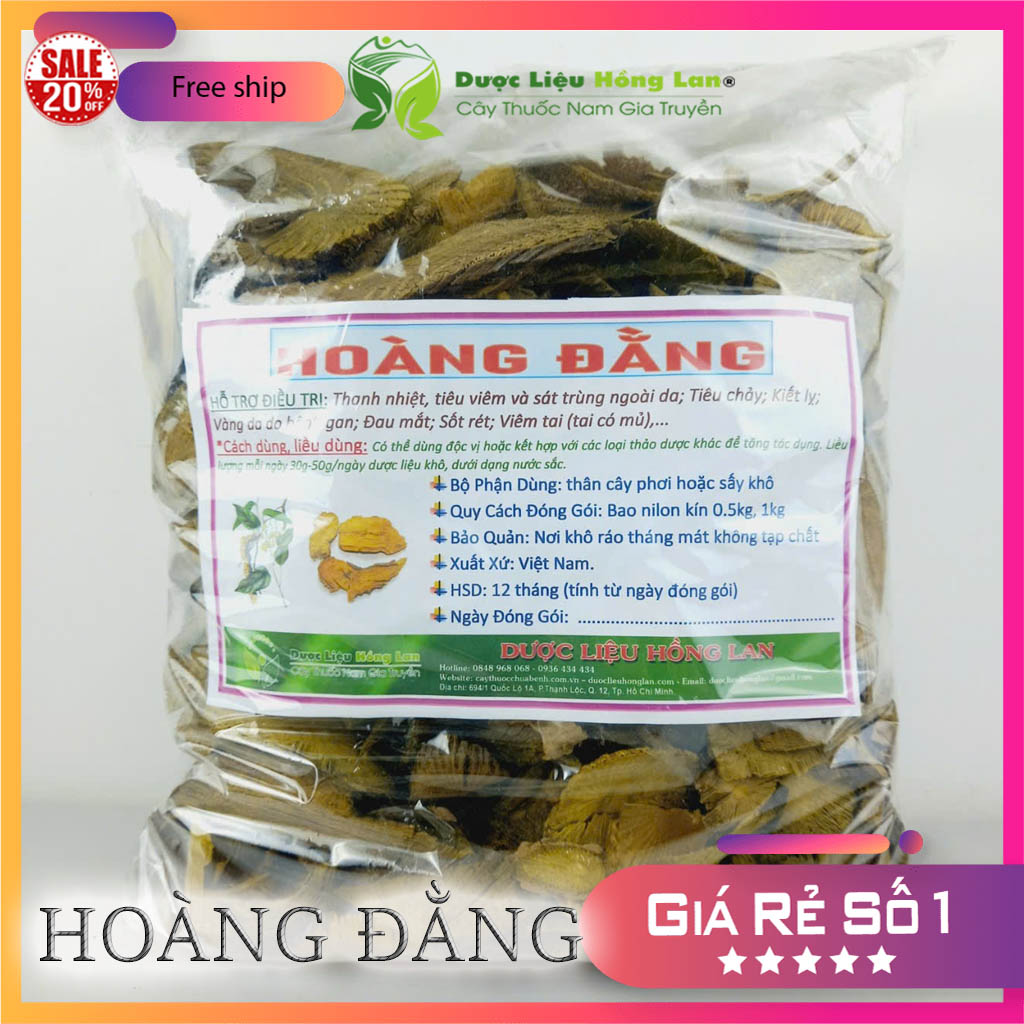 [FreeshipMAX] Combo 2kg Hoàng Đằng khô - duoclieuhonglan