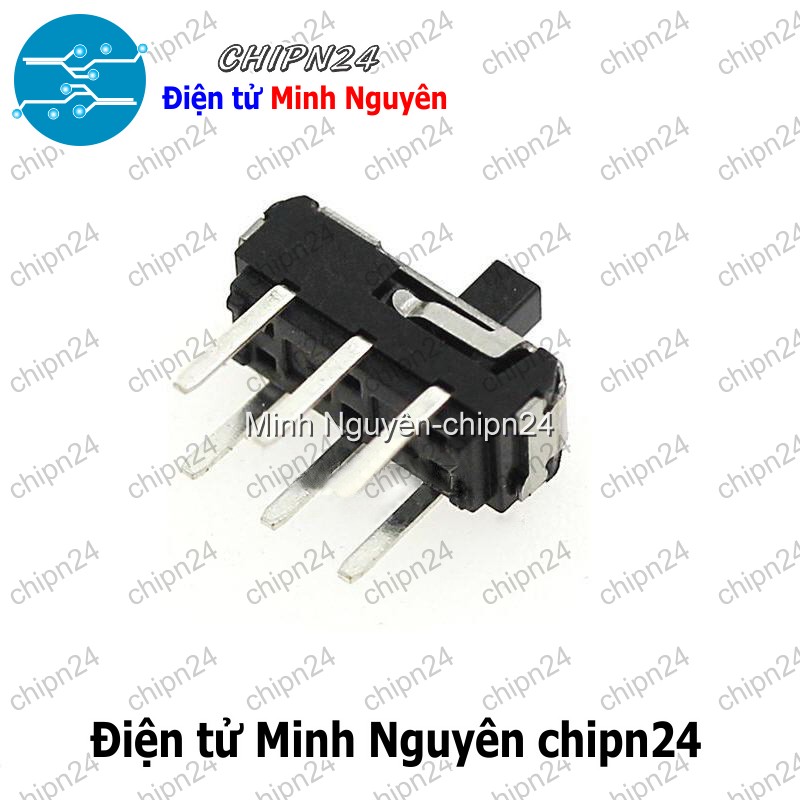 [5 cái] (K87) Công Tắc Gạt MSS-22D16 (2P2T 6 chân 2 vị trí Thẳng) 300mA - HH000551