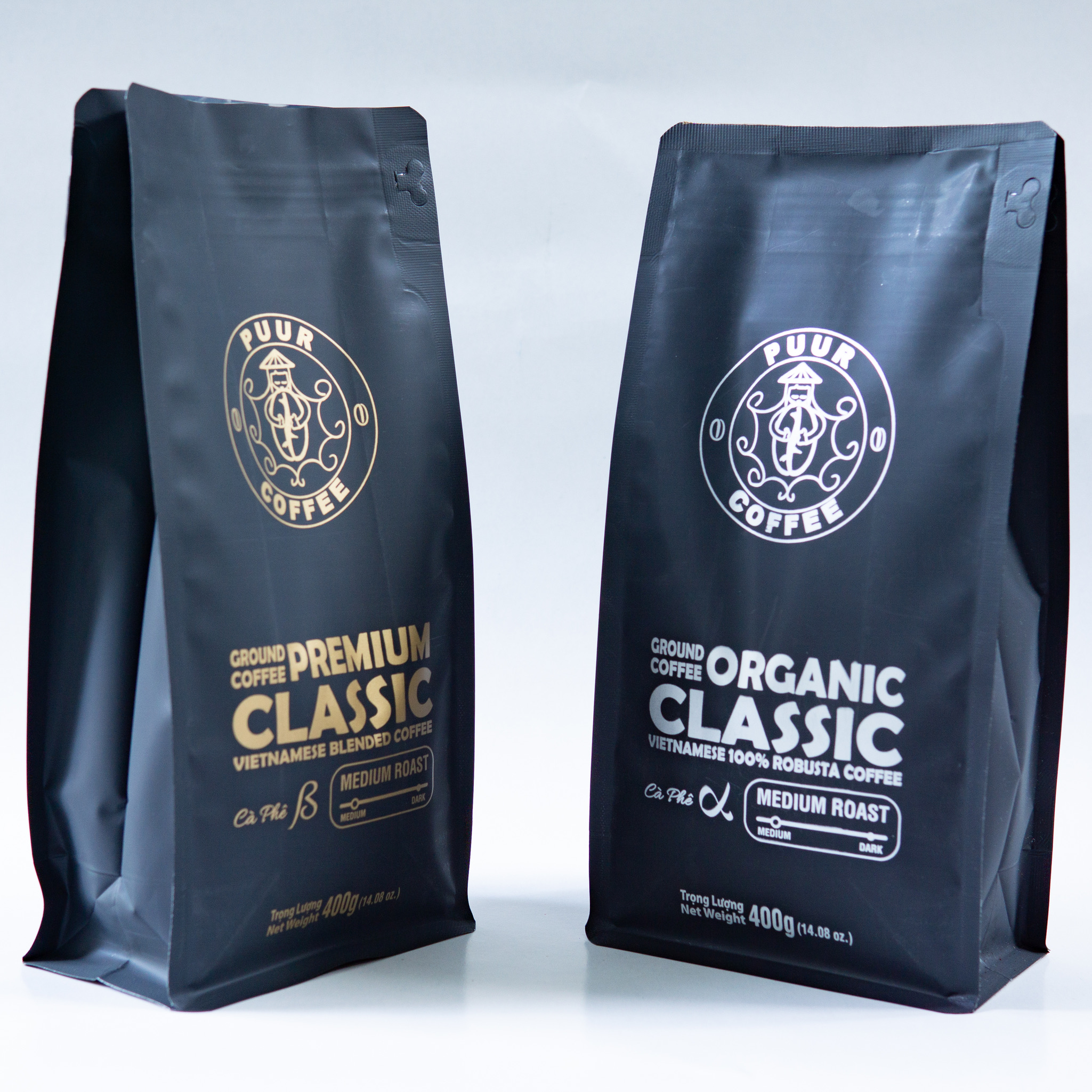 Cà phê Robusta nguyên chất 400g - Puur Coffee