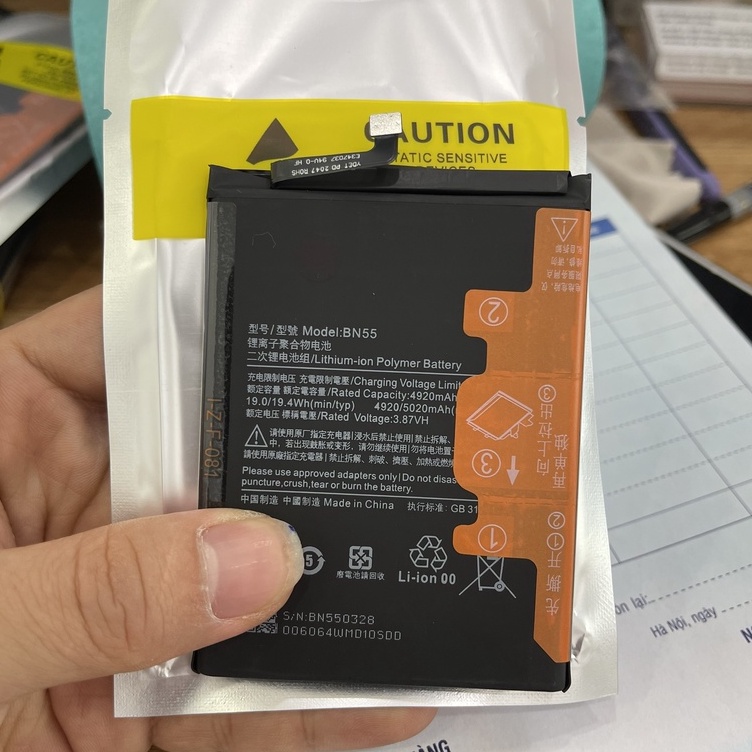 Pin Xiaomi Redmi Note 9s BN55 Dung Lượng 5020mAh