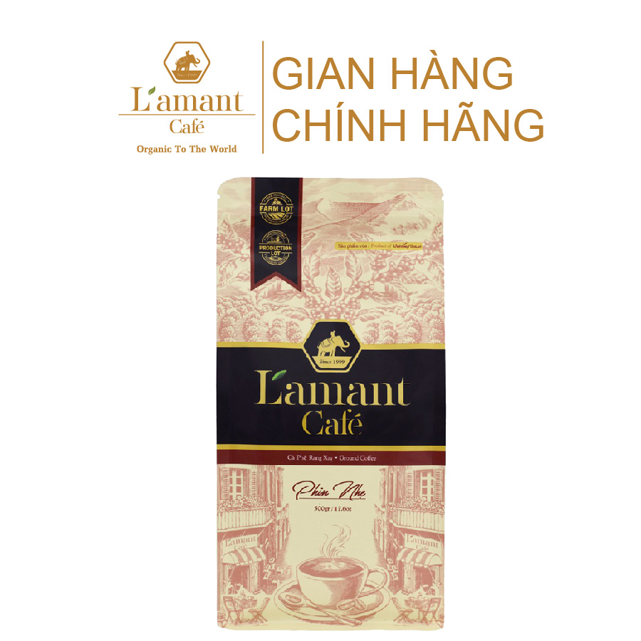 L'Amant Light Filtered Roasted Coffee – Mild and Smooth Flavor, Lightly Filtered – 250g Pack