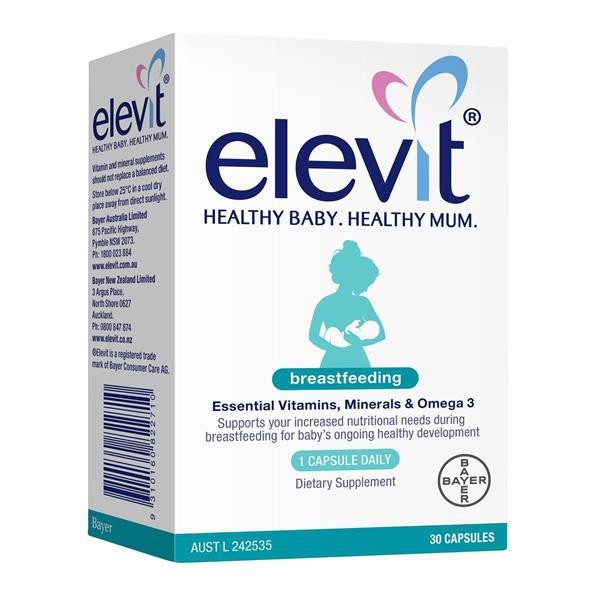 Viên uống Elevit sau sinh Breastfeeding của Úc (60 viên)