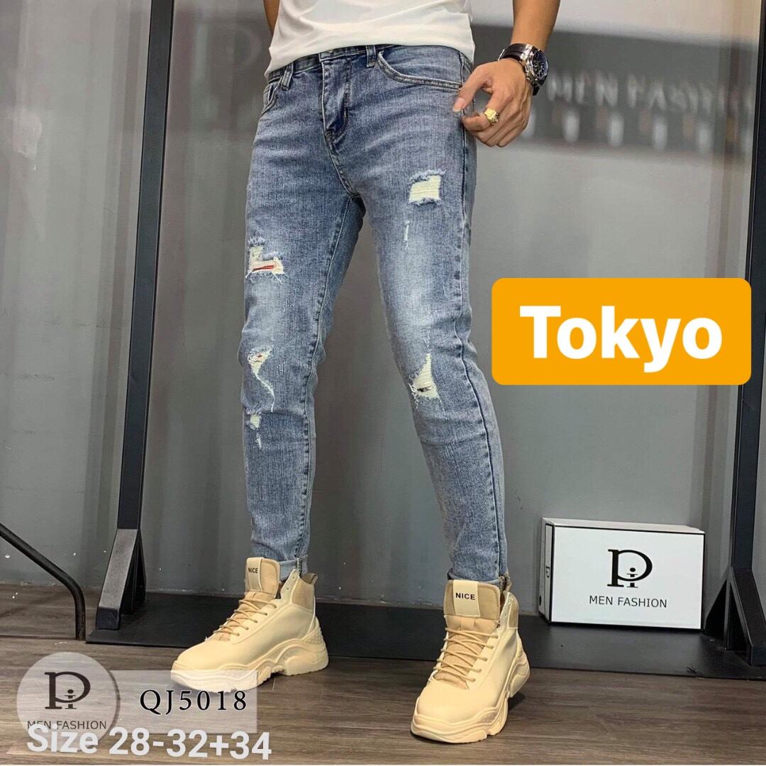 QUẦN JEAN NAM CHẤT BÒ XANH XƯỚC HOT BOY CHUẨN MEN T-78 CAO CẤP - TOKYO FASHION