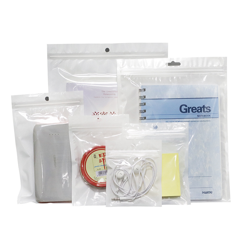 ( HÀNG NHẬP) Túi zip lock trắng sữa