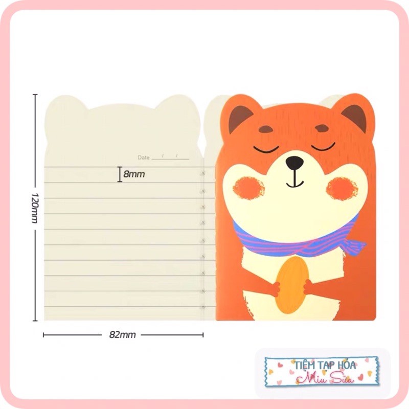 Sổ tay A7 mini xinh xắn cute - MiuSua