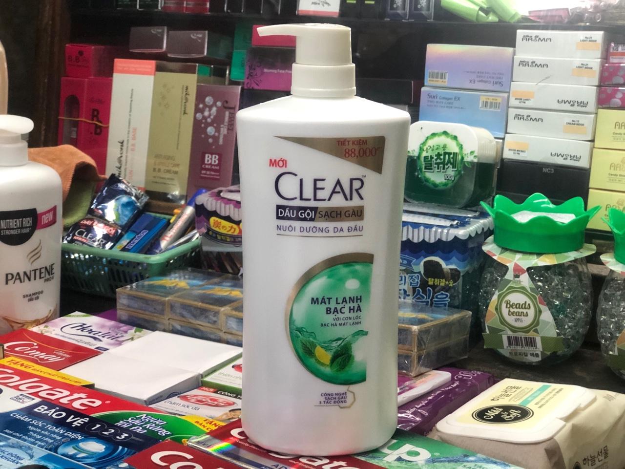 DẦU GỘI CLEAR BẠC HÀ 880G