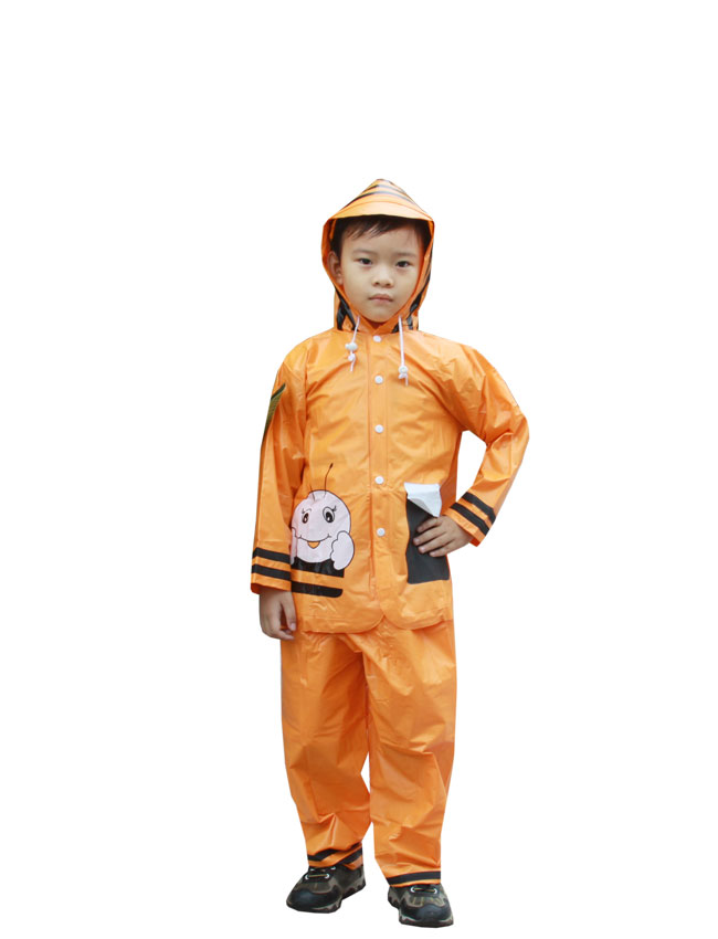 Rando Bộ quần áo đi mưa trẻ em ong mật Size 5 dành cho bé có chiều cao từ 1.3m đến 1.45m