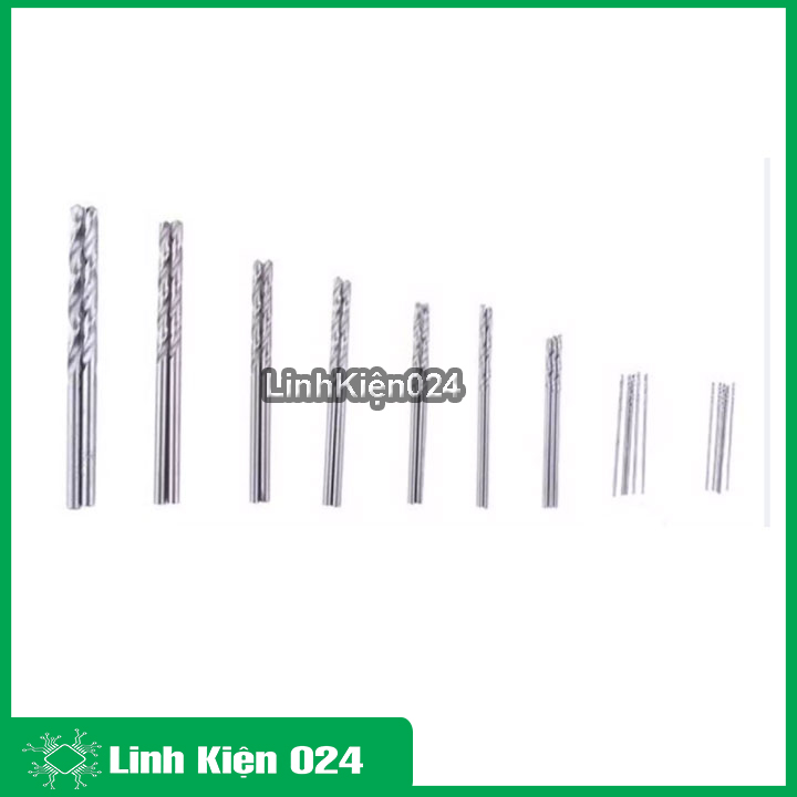 Bộ 25 Chiếc Mũi Khoan HSS QST 0.5mm-3.0mm